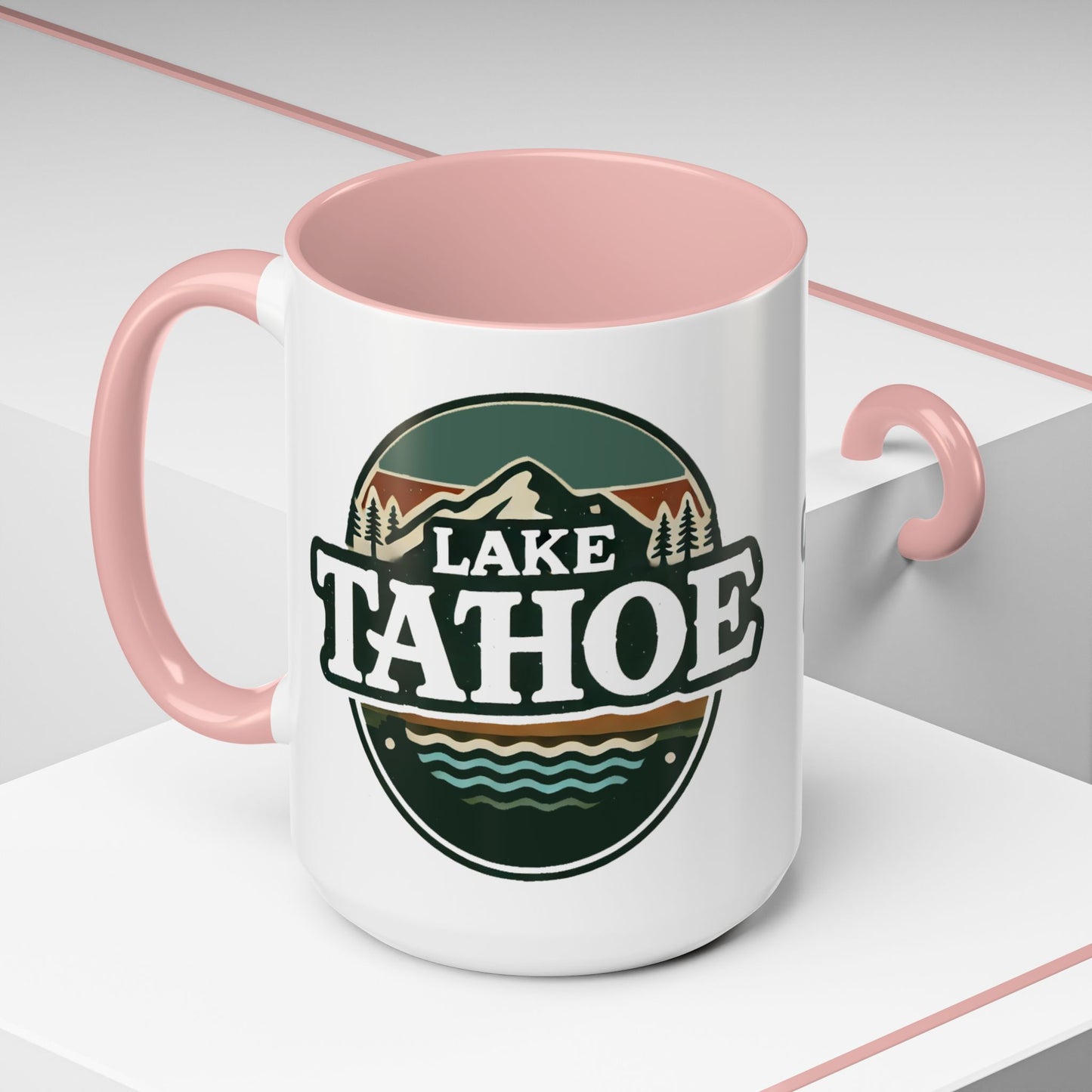 Vintage Lake Tahoe Accent Coffee Mug