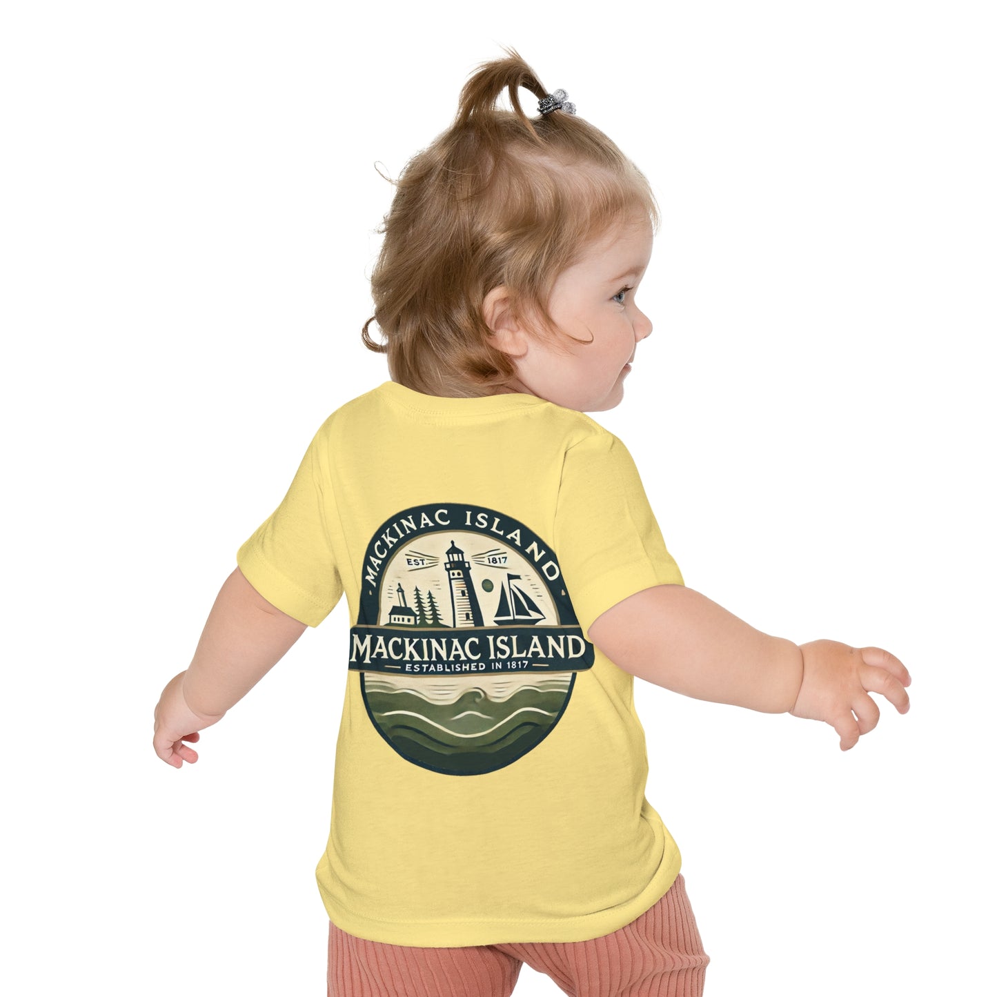 Vintage Mackinac Island Unisex Baby Short Sleeve T-Shirt