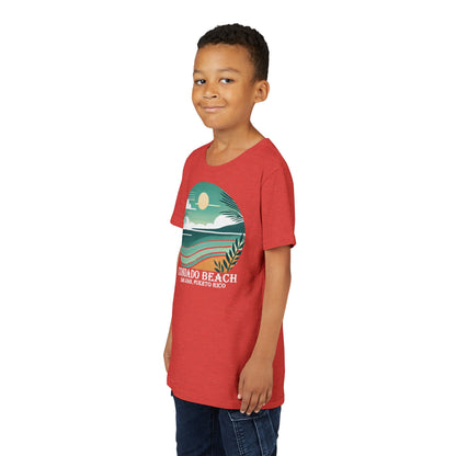 Coastal Vibes Condado Beach Unisex Youth Short Sleeve Tee