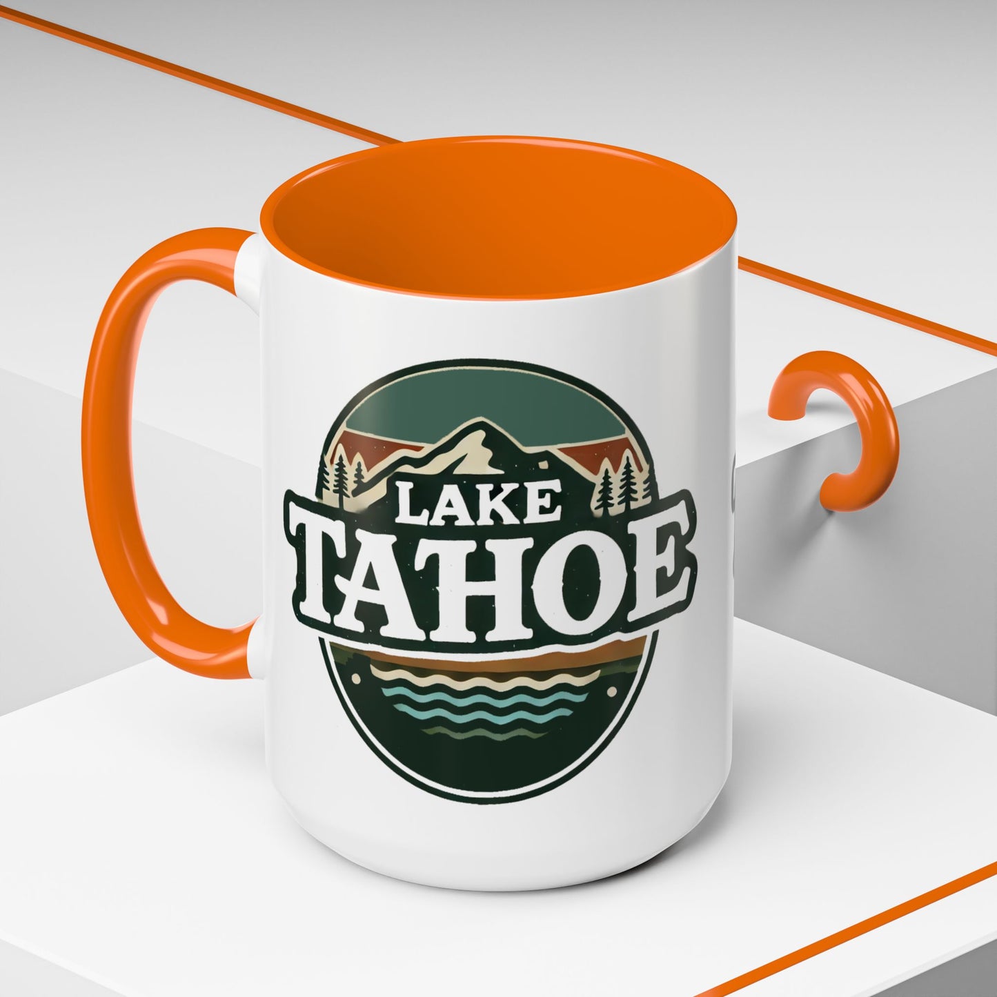 Vintage Lake Tahoe Accent Coffee Mug