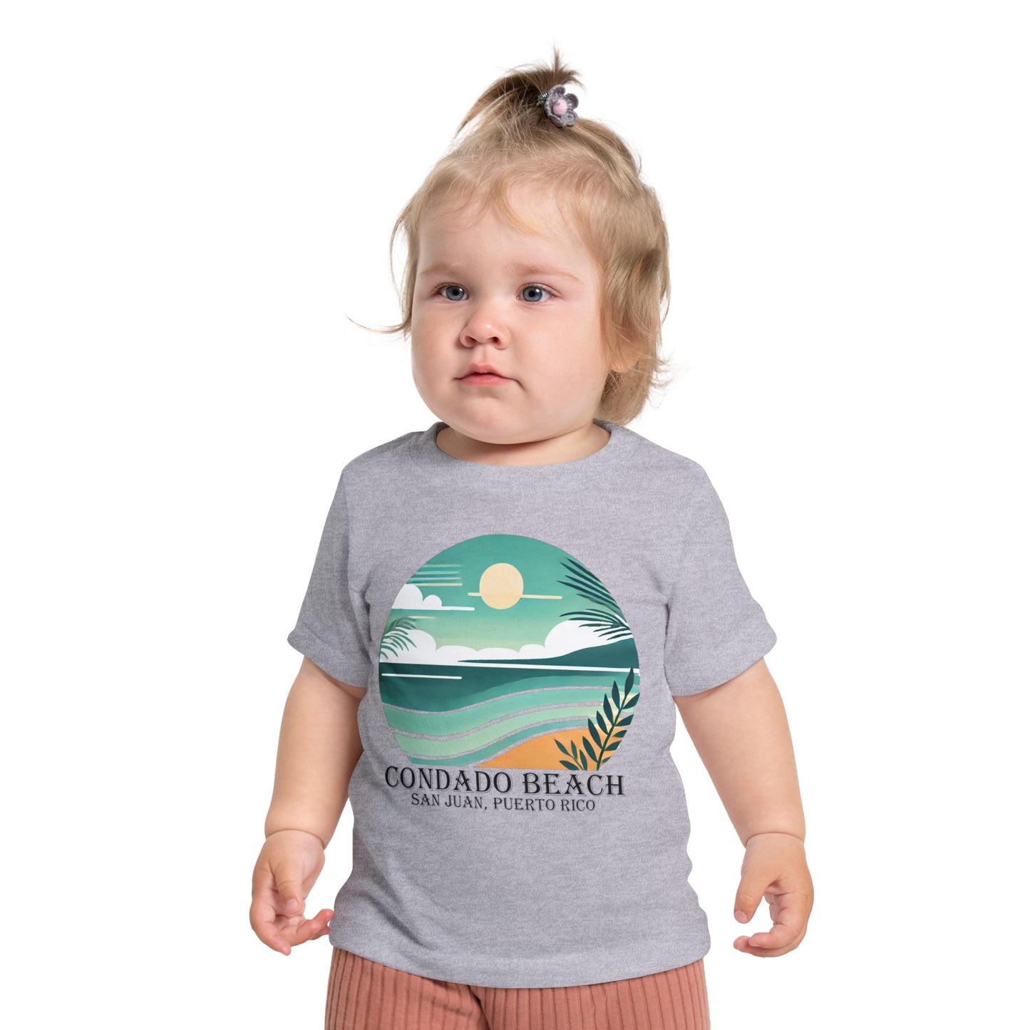 Coastal Vibes Condado Beach Unisex Baby Short Sleeve T-Shirt