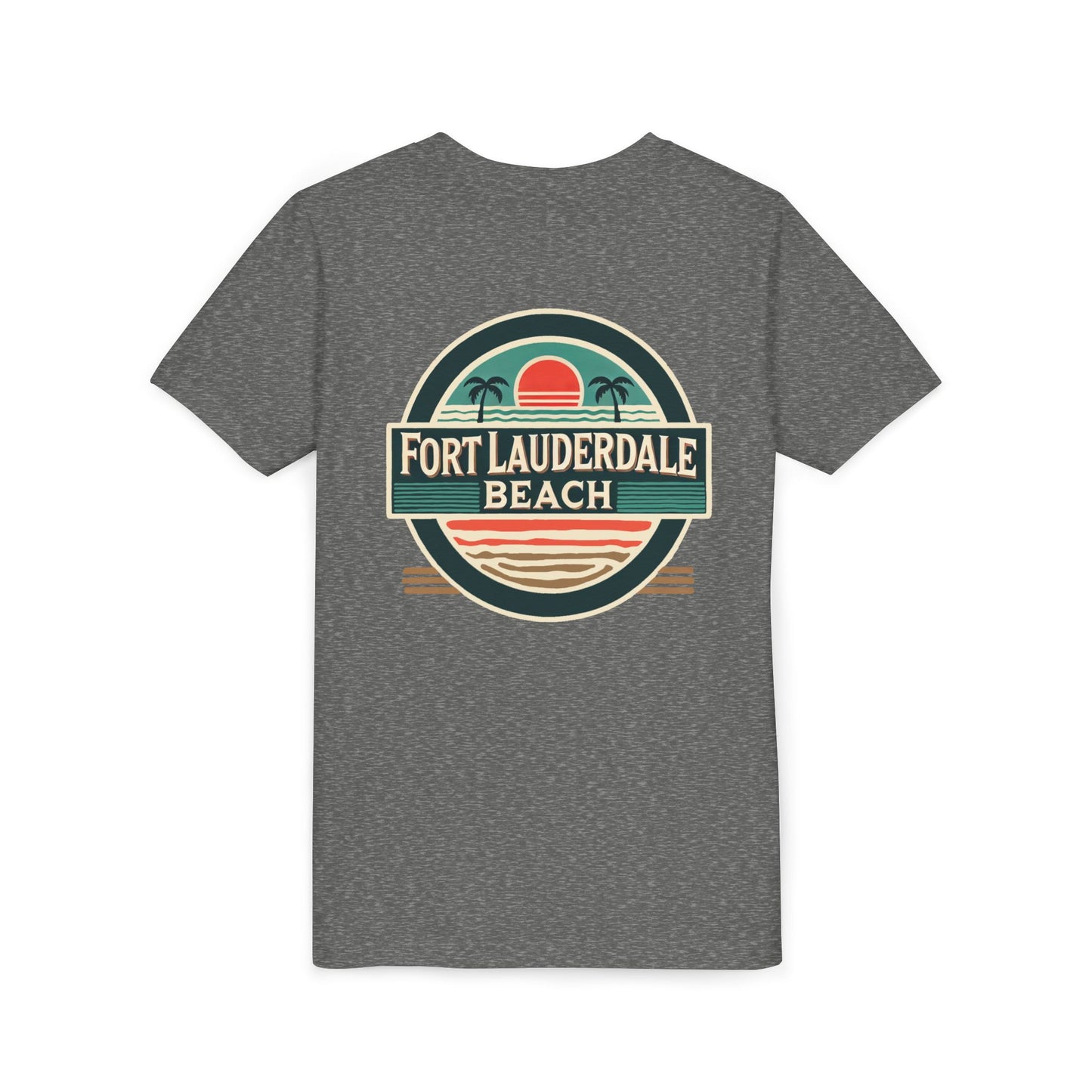 Vintage Fort Lauderdale Unisex Youth Short Sleeve Tee