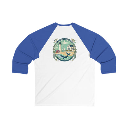 Vintage Martha's Vineyard Men's 3/4 Sleeve Baseball Tee