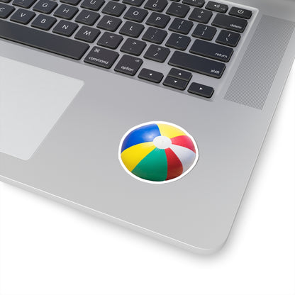 Beach Ball Kiss-Cut Sticker