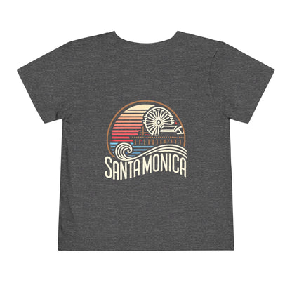 Vibrant Santa Monica Unisex Toddler Short Sleeve Tee