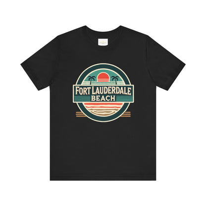 Vintage Fort Lauderdale Unisex Jersey Short Sleeve Tee