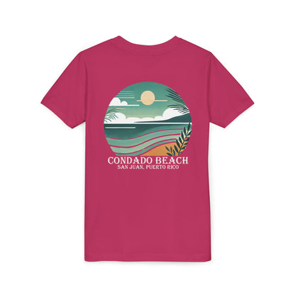 Coastal Vibes Condado Beach Unisex Youth Short Sleeve Tee