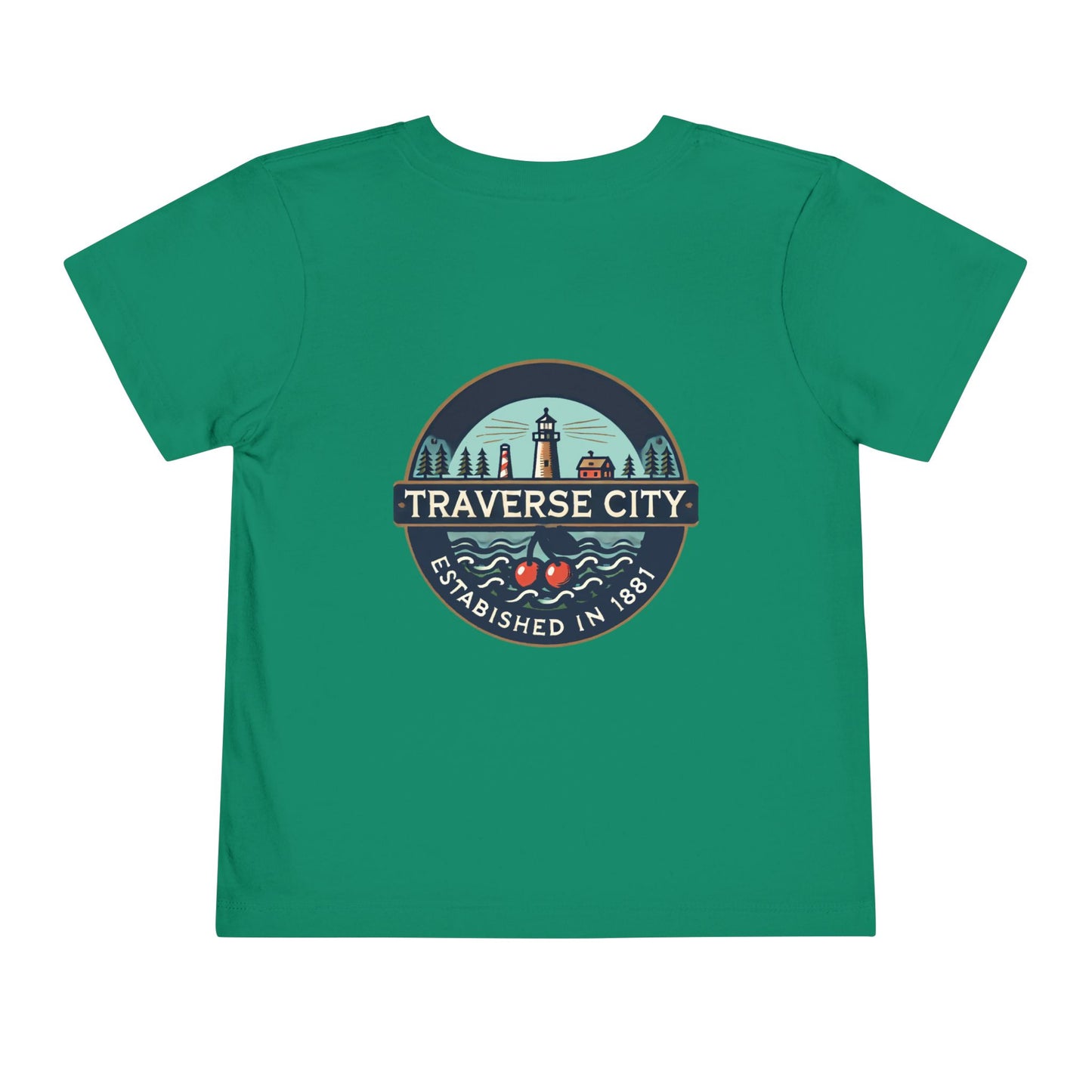 Vintage Traverse City Unisex Toddler Short Sleeve Tee