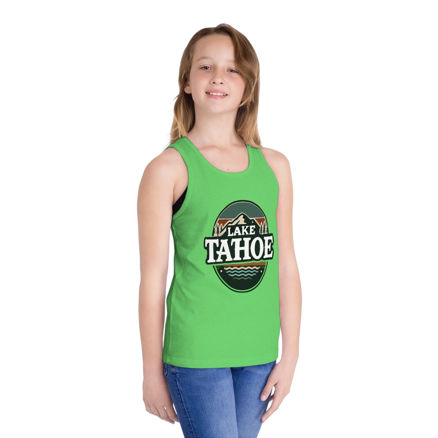 Vintage Lake Tahoe Unisex Kids Jersey Tank Top