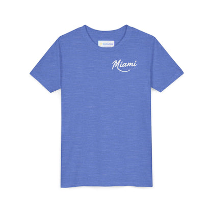 Retro Miami Unisex Youth Short Sleeve Tee