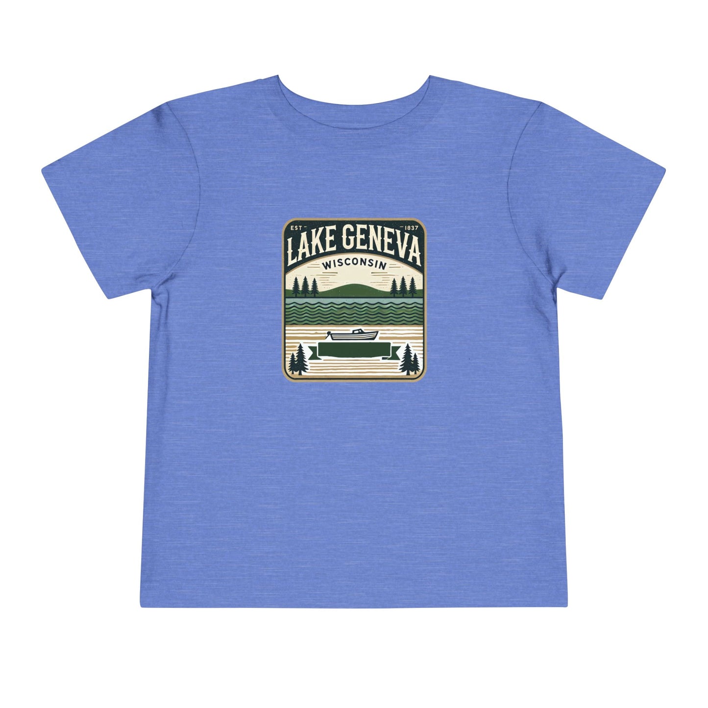 Vintage Lake Geneva Unisex Toddler Short Sleeve Tee