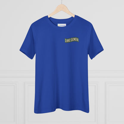 Retro Lake Geneva Women's Cotton Tee
