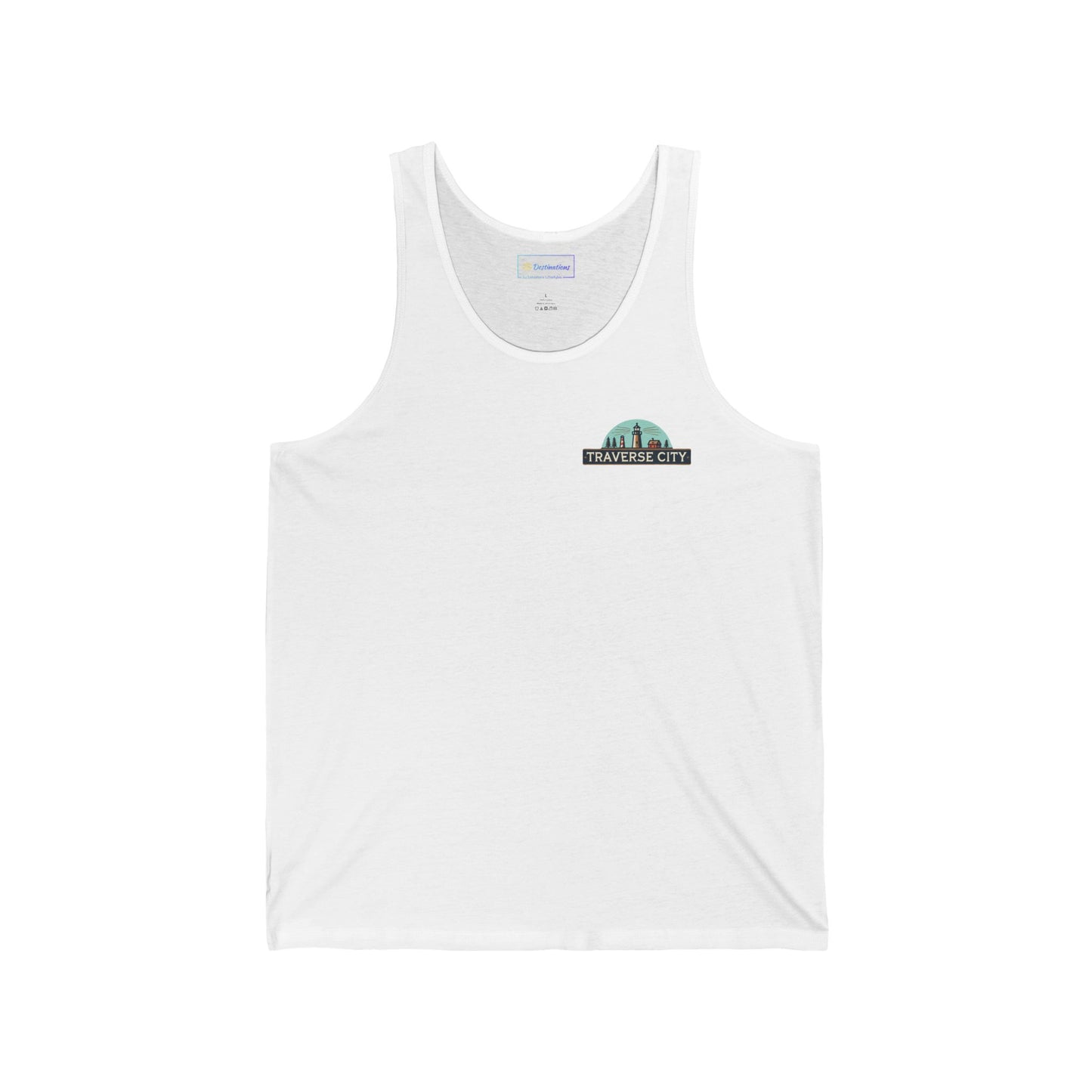 Vintage Traverse City Unisex Jersey Tank