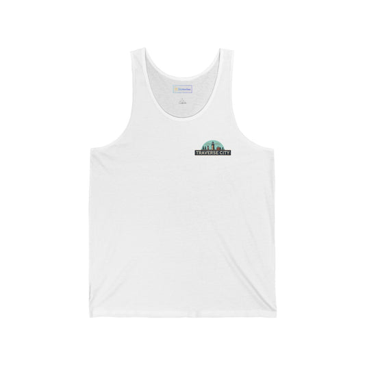 Vintage Traverse City Unisex Jersey Tank