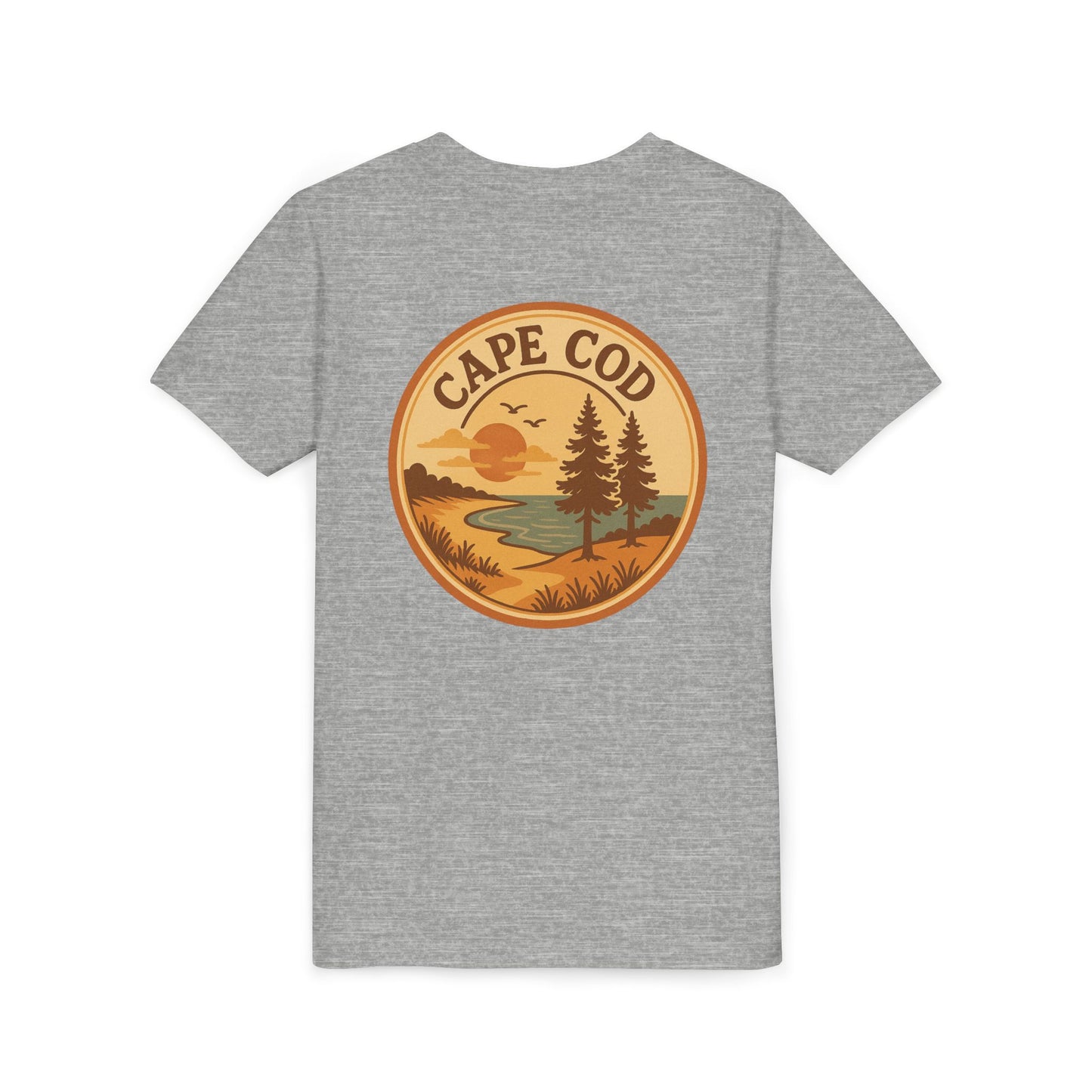Rustic Cape Cod Unisex Youth Short Sleeve Tee