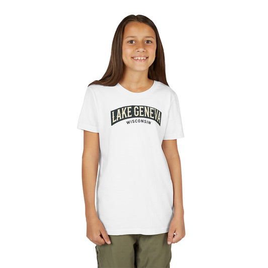 Vintage Lake Geneva Unisex Youth Short Sleeve Tee