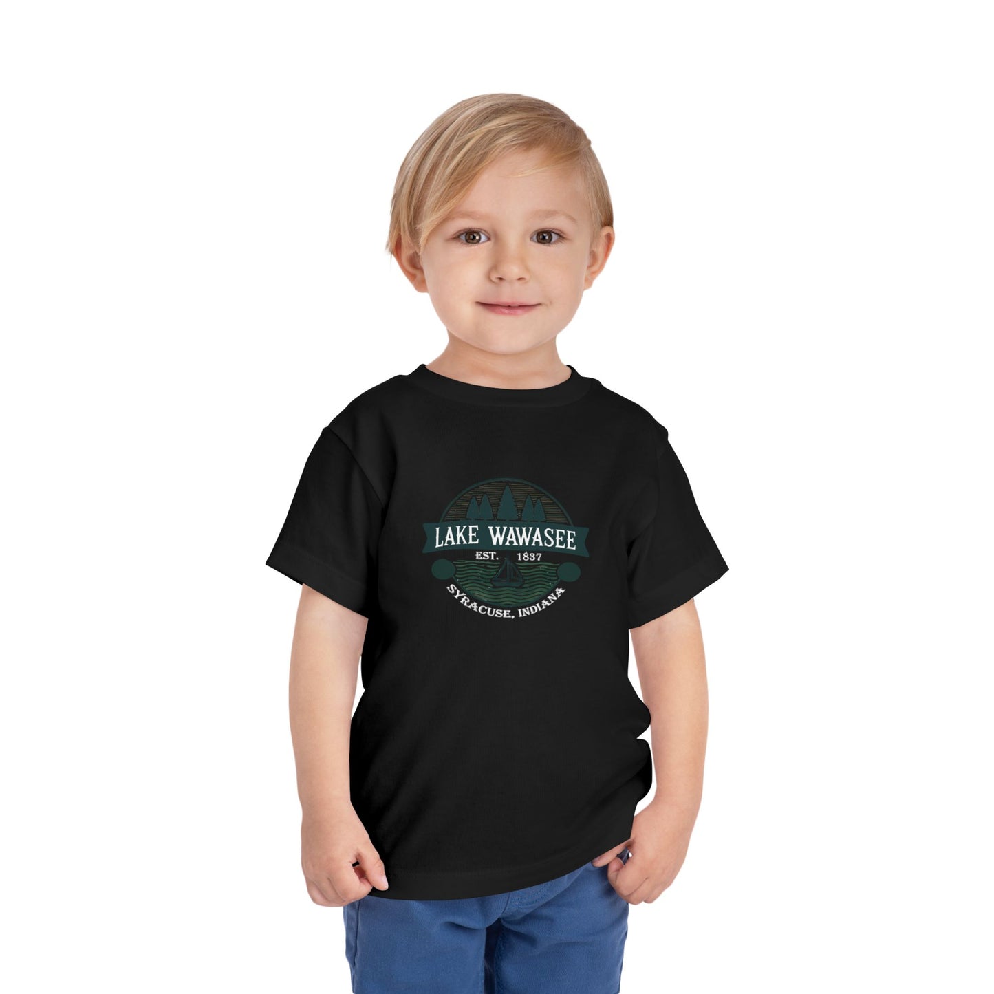 Vintage Lake Wawasee Unisex Toddler Short Sleeve Tee