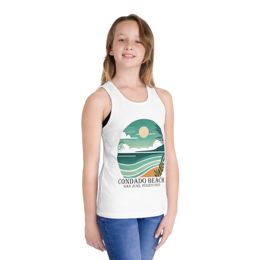 Coastal Vibes Condado Beach Unisex Kids Jersey Tank Top