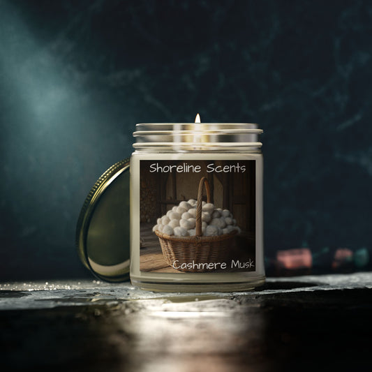 Cashmere Musk Scented Candle (Apricot Wax)