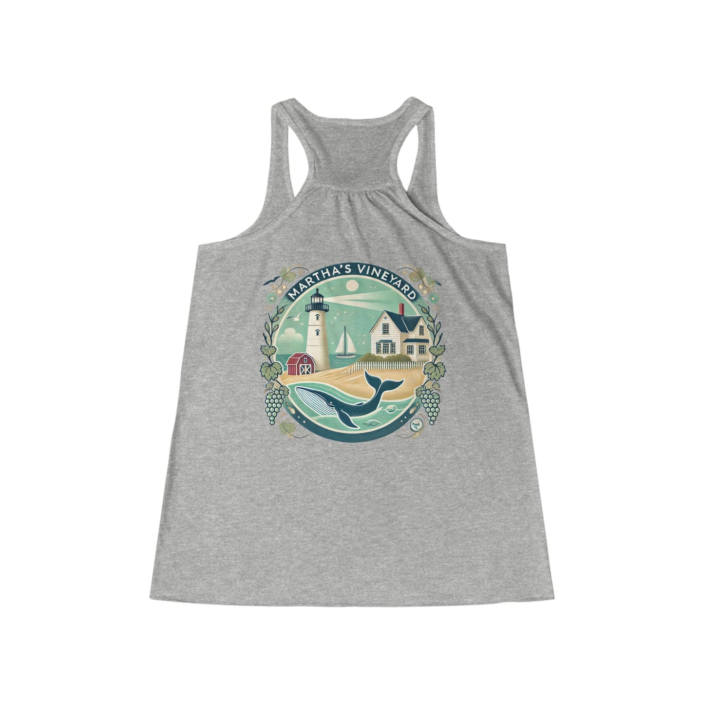Vintage Martha's Vineyard Women's Flowy Racerback Tank
