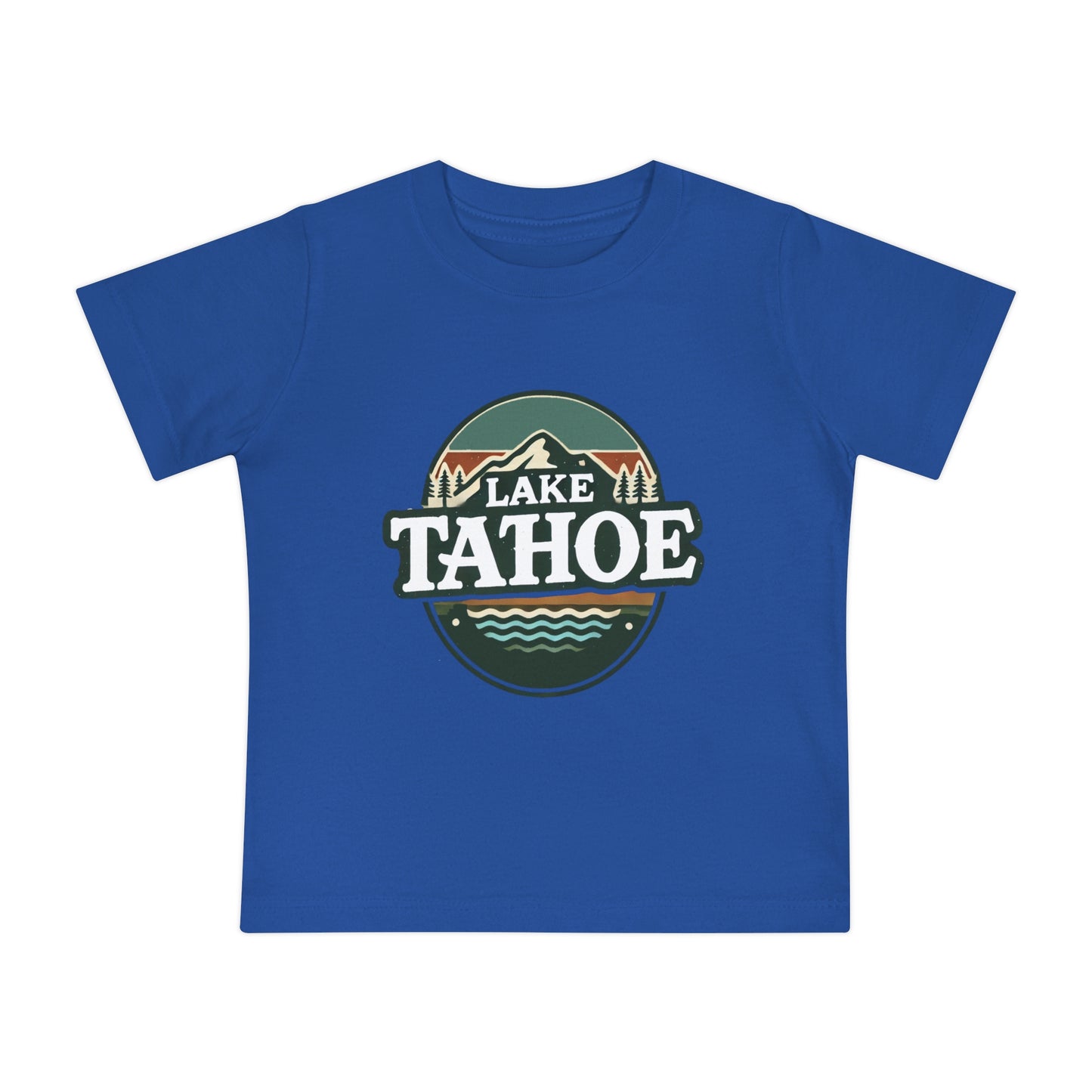 Vintage Lake Tahoe Unisex Baby Short Sleeve T-Shirt