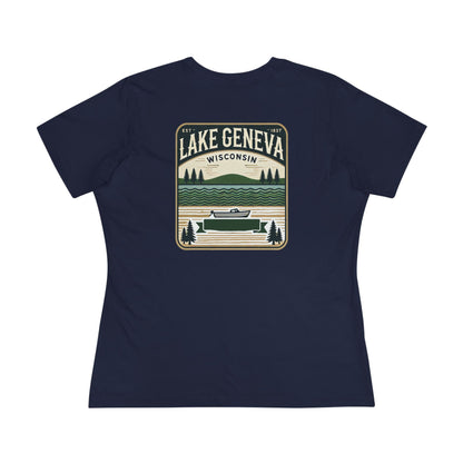 Vintage Lake Geneva Women's Cotton Tee