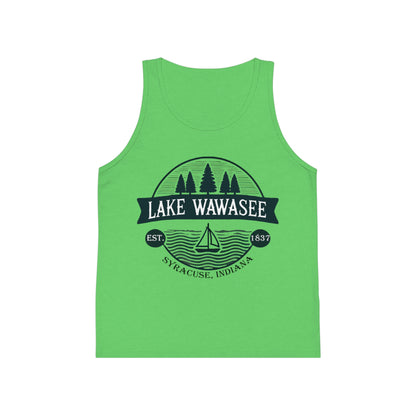Vintage Lake Wawasee Unisex Kids Jersey Tank Top
