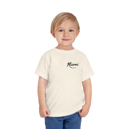 Retro Miami Unisex Toddler Short Sleeve Tee