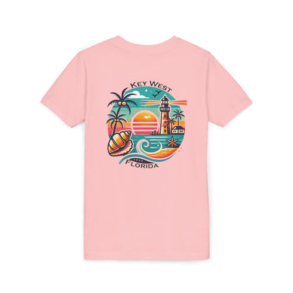 Vibrant Key West Youth Short Sleeve Tee