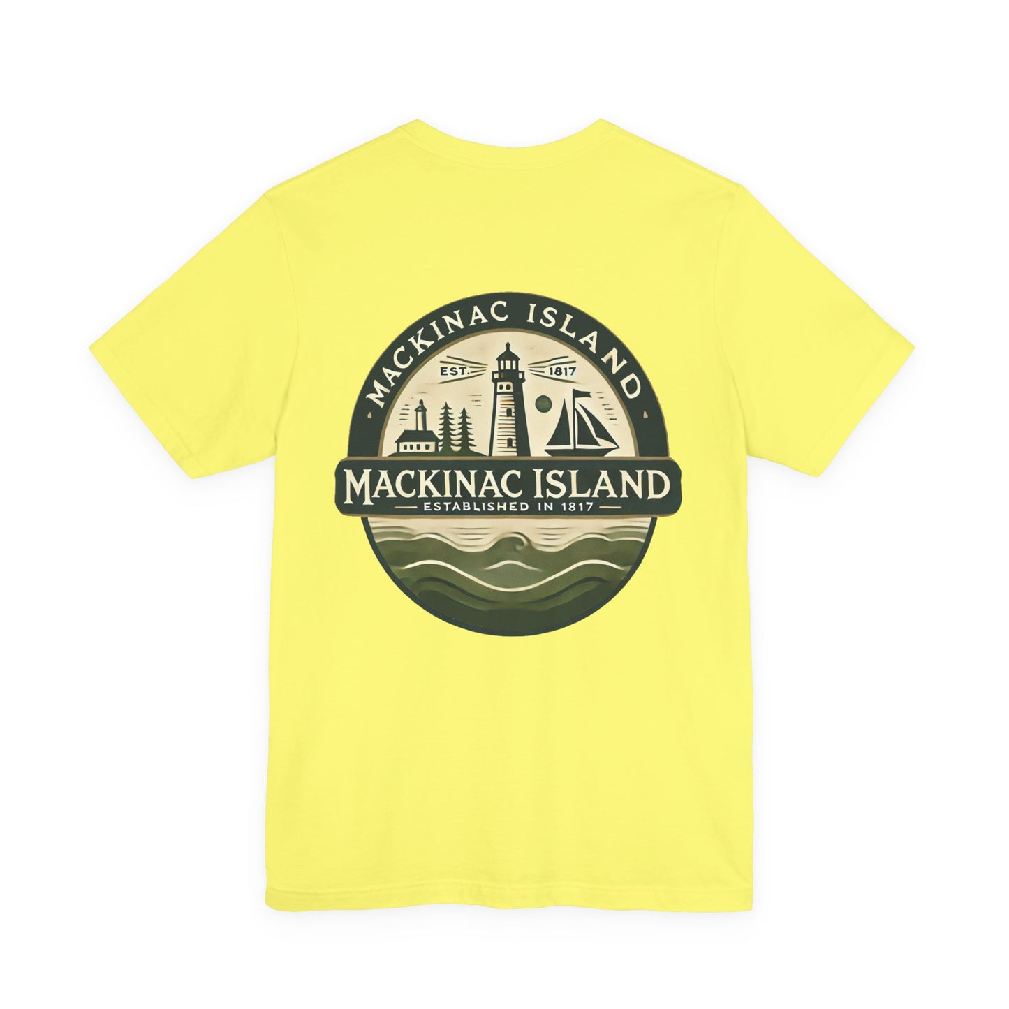 Vintage Mackinac Island Unisex Jersey Short Sleeve Tee