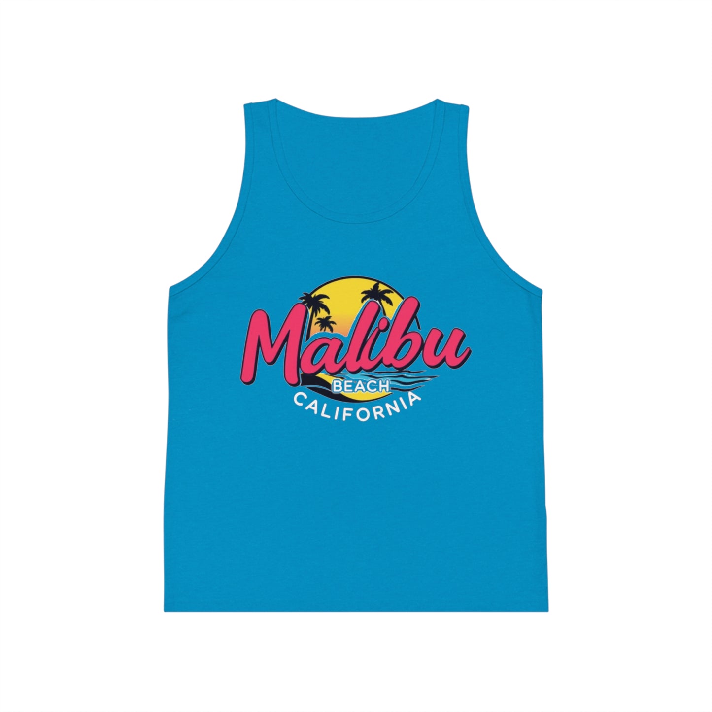 Retro Malibu Unisex Kids Jersey Tank Top