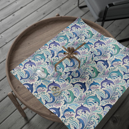 Dolphin Print Wrapping Paper