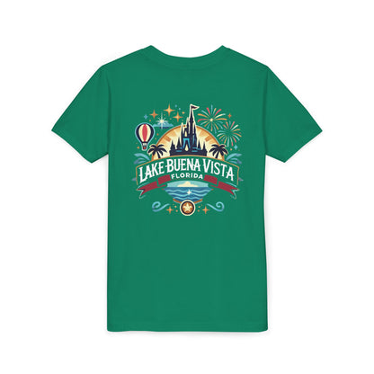 Adventurous Lake Buena Vista Unisex Youth Short Sleeve Tee