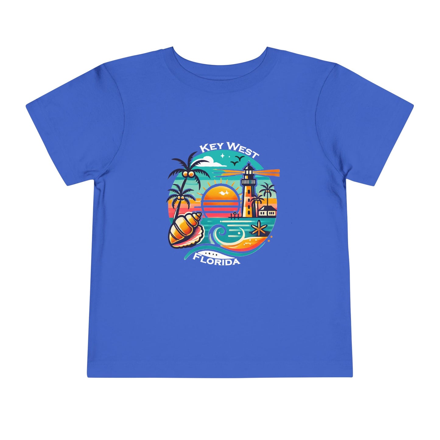 Vibrant Key West Toddler Short Sleeve Tee