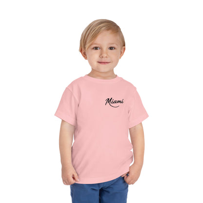 Retro Miami Unisex Toddler Short Sleeve Tee