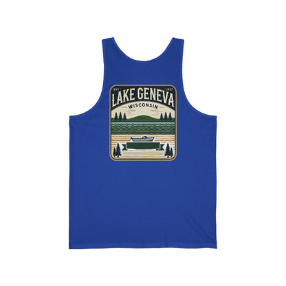 Vintage Lake Geneva Unisex Jersey Tank