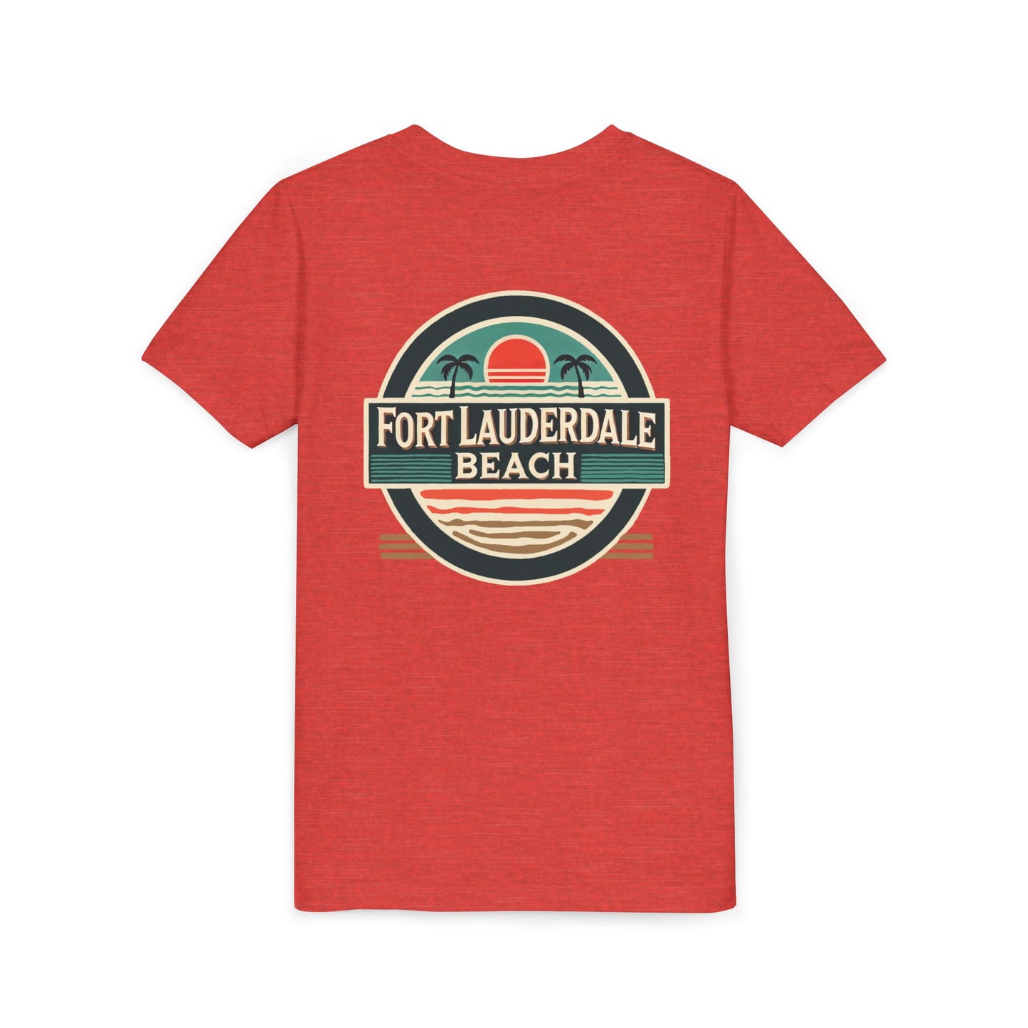 Vintage Fort Lauderdale Unisex Youth Short Sleeve Tee