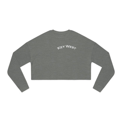Vibrant Key West Women's Cropped Sweatshirt
