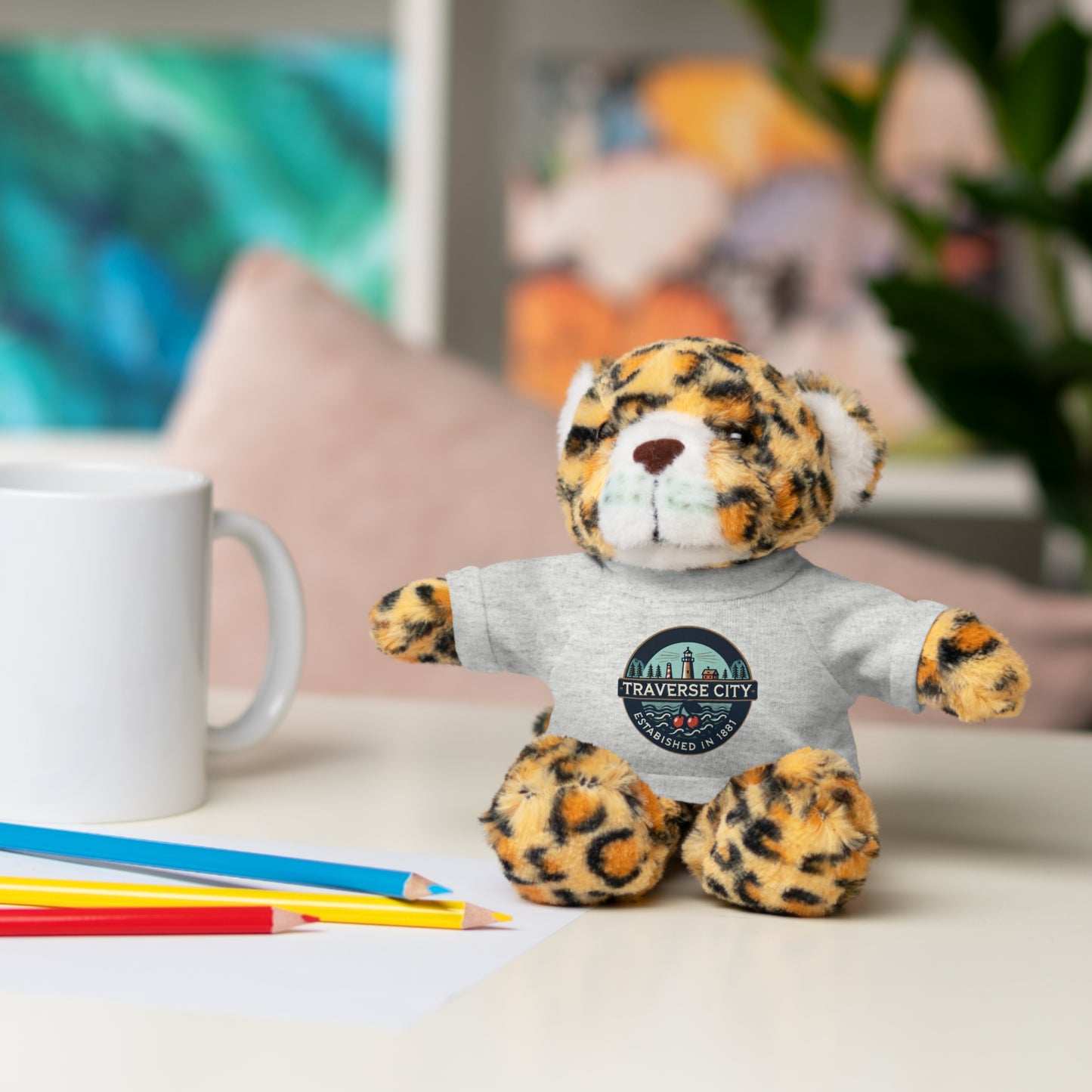 Vintage Traverse City Stuffed Animals with Tee