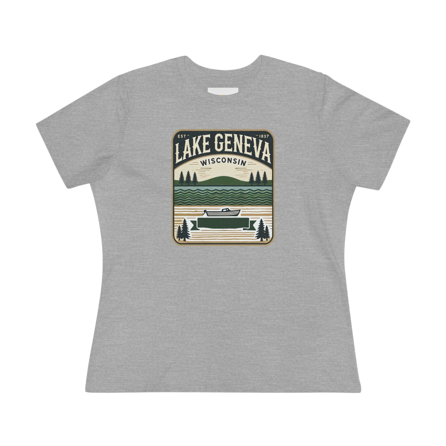 Vintage Lake Geneva Women's Cotton Tee