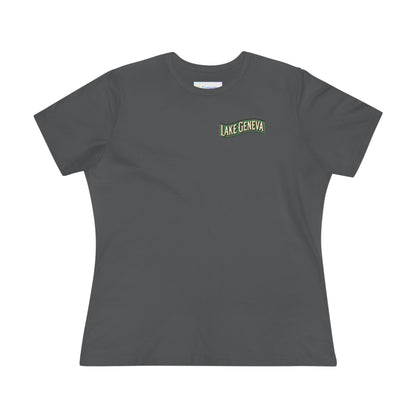 Retro Lake Geneva Women's Cotton Tee