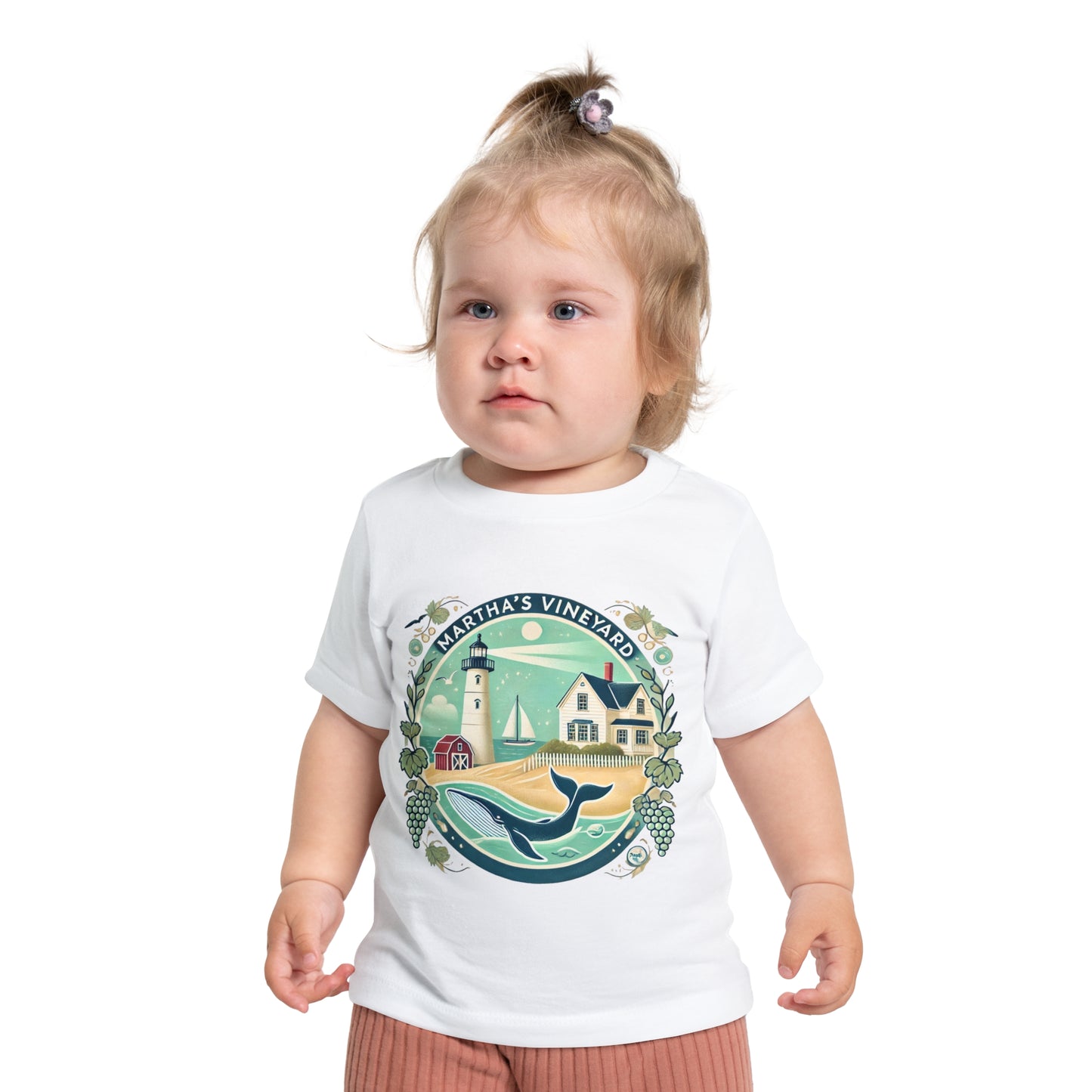 Vintage Martha's Vineyard Unisex Baby Short Sleeve T-Shirt