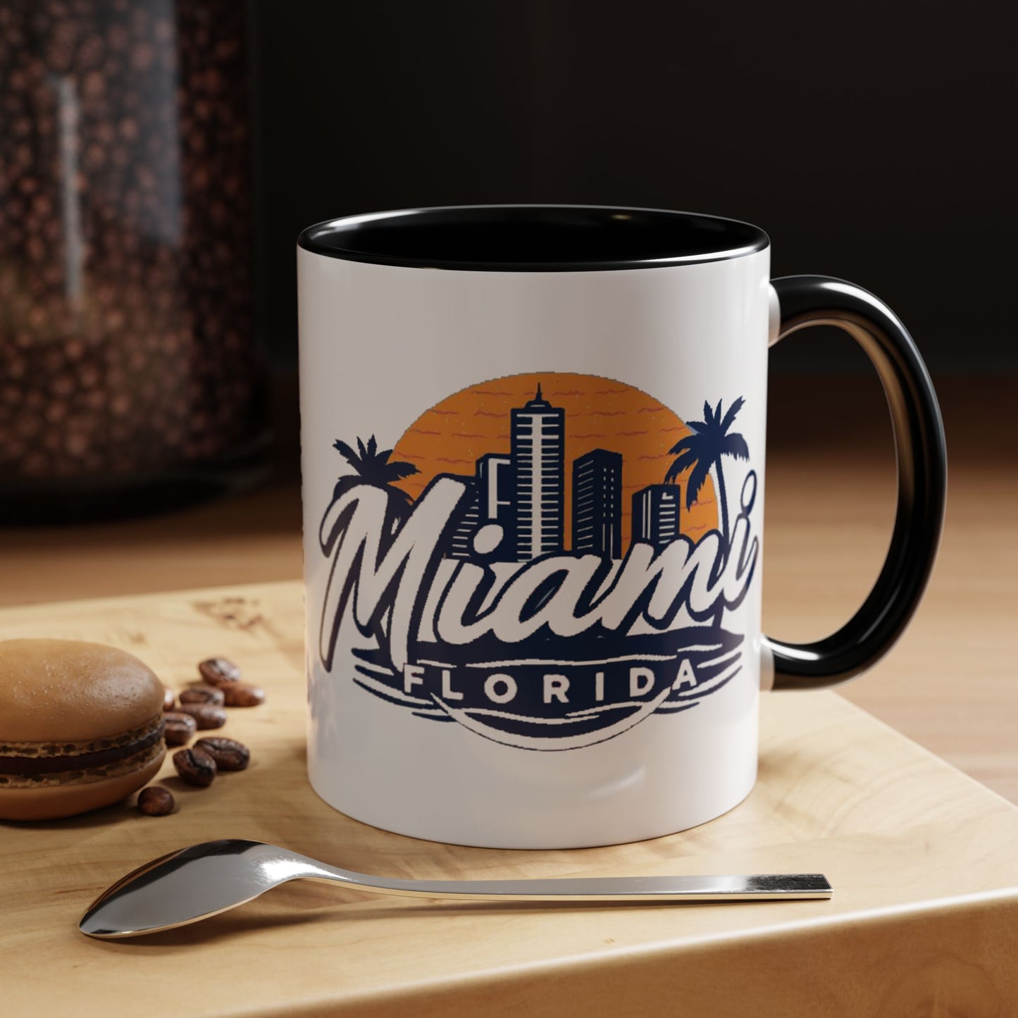 Retro Miami Accent Coffee Mug