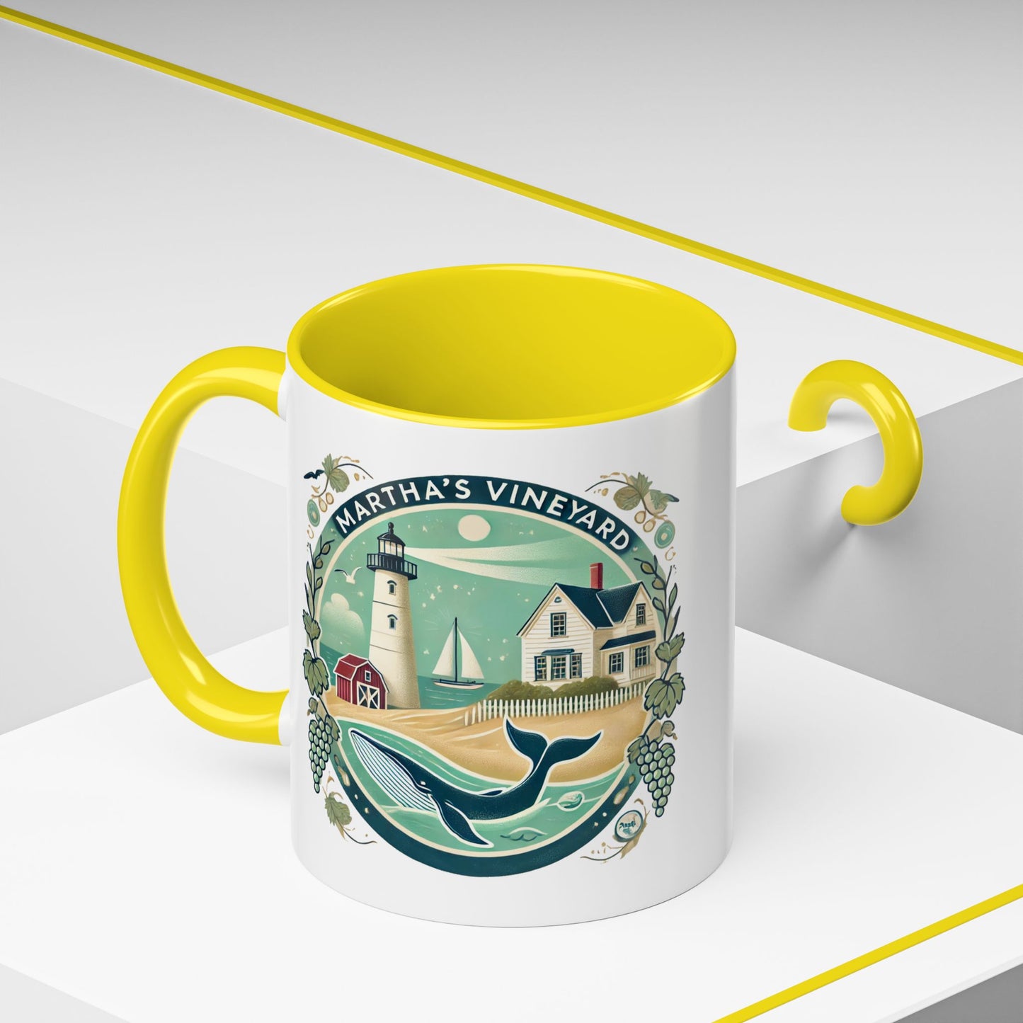 Vintage Martha's Vineyard Accent Coffee Mug