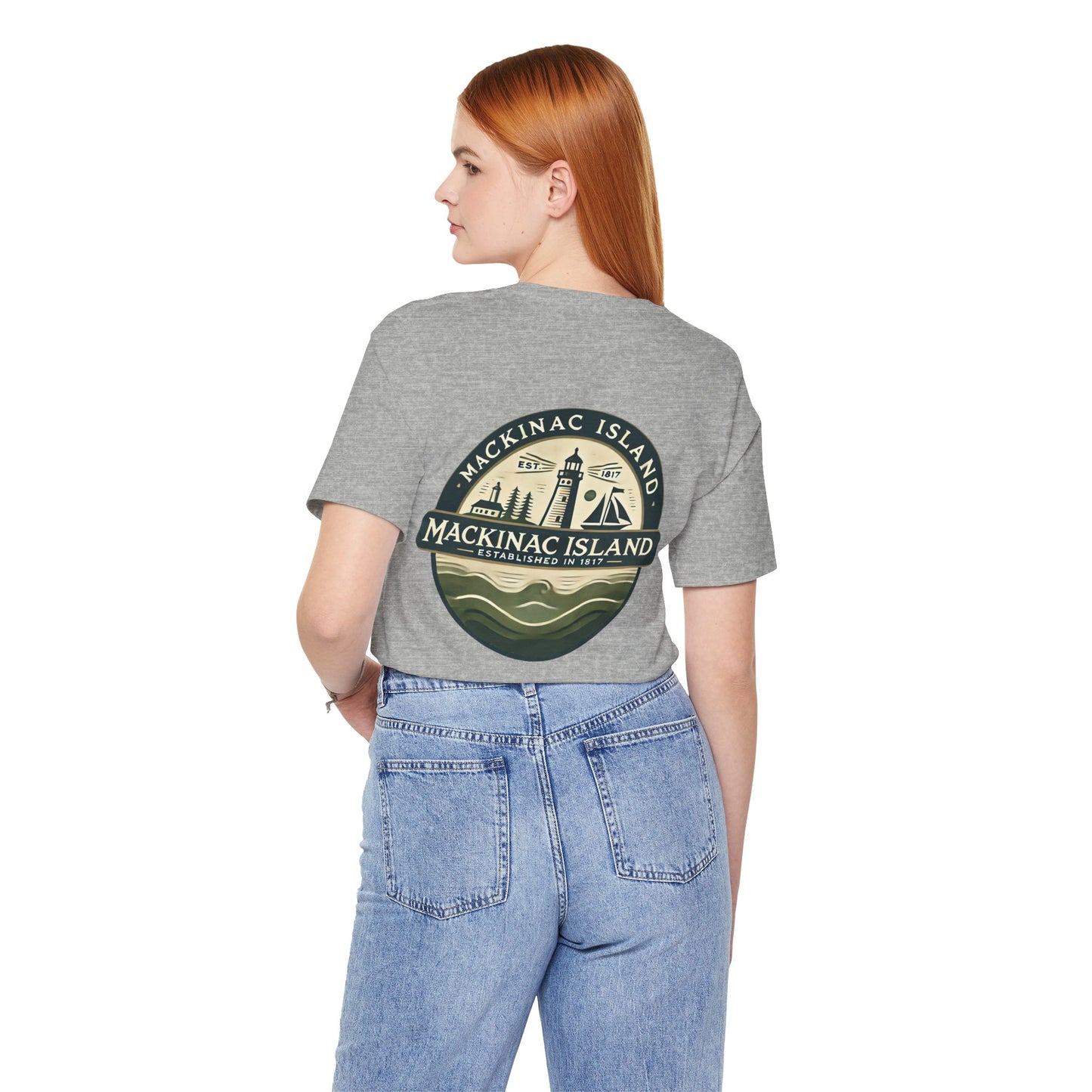 Vintage Mackinac Island Unisex Jersey Short Sleeve Tee