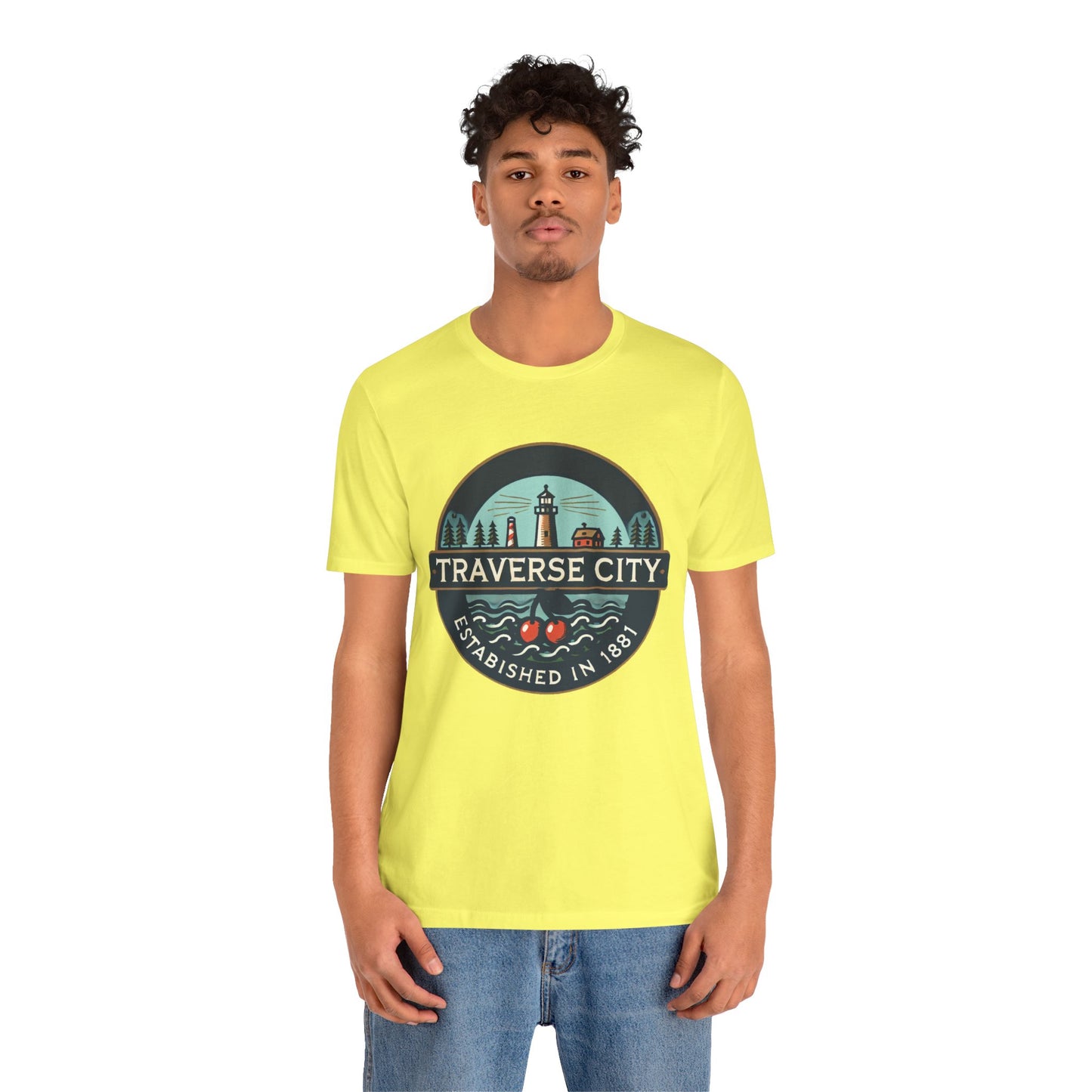 Vintage Traverse City Unisex Jersey Short Sleeve Tee