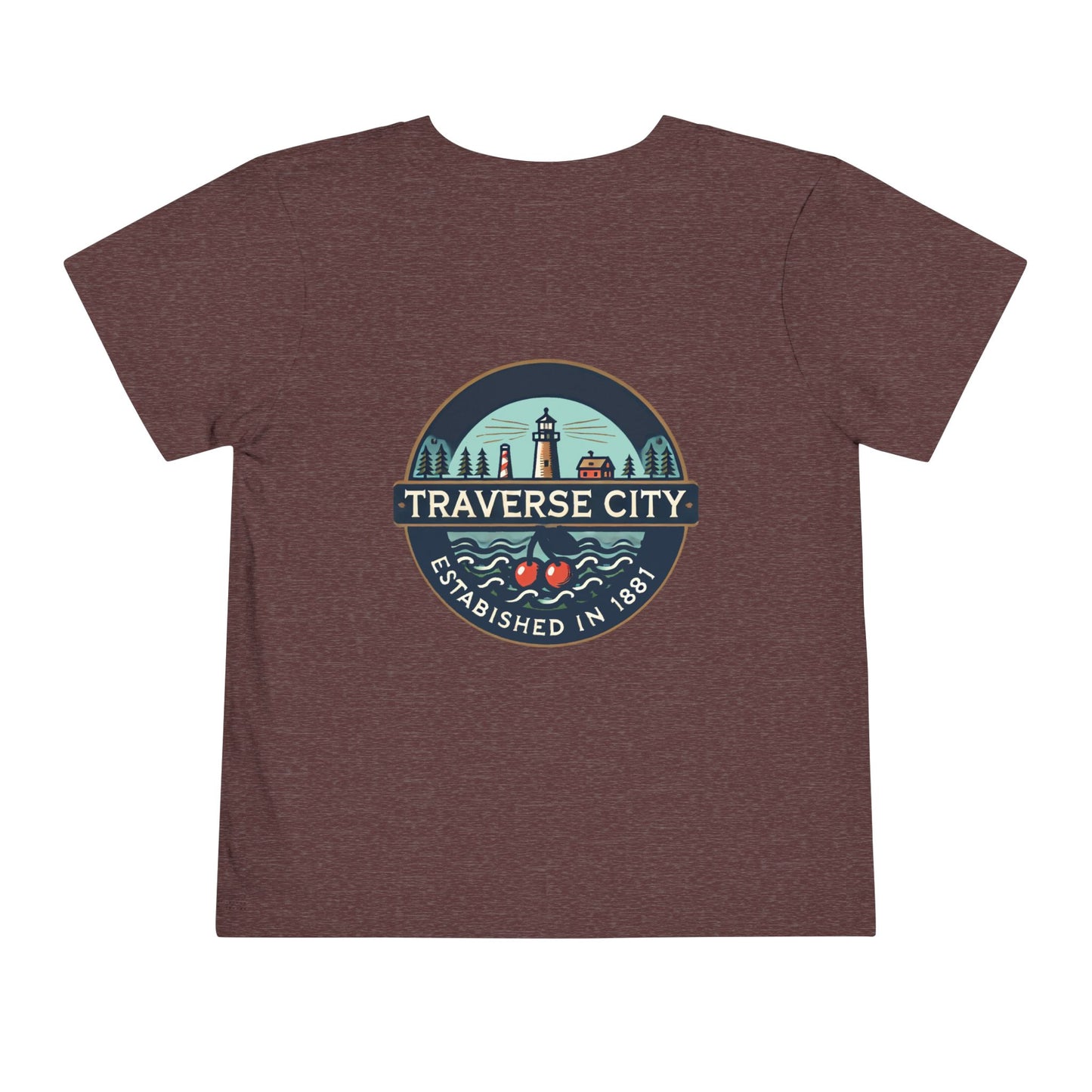 Vintage Traverse City Unisex Toddler Short Sleeve Tee
