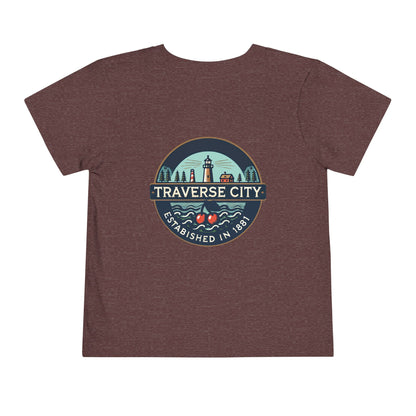 Vintage Traverse City Unisex Toddler Short Sleeve Tee