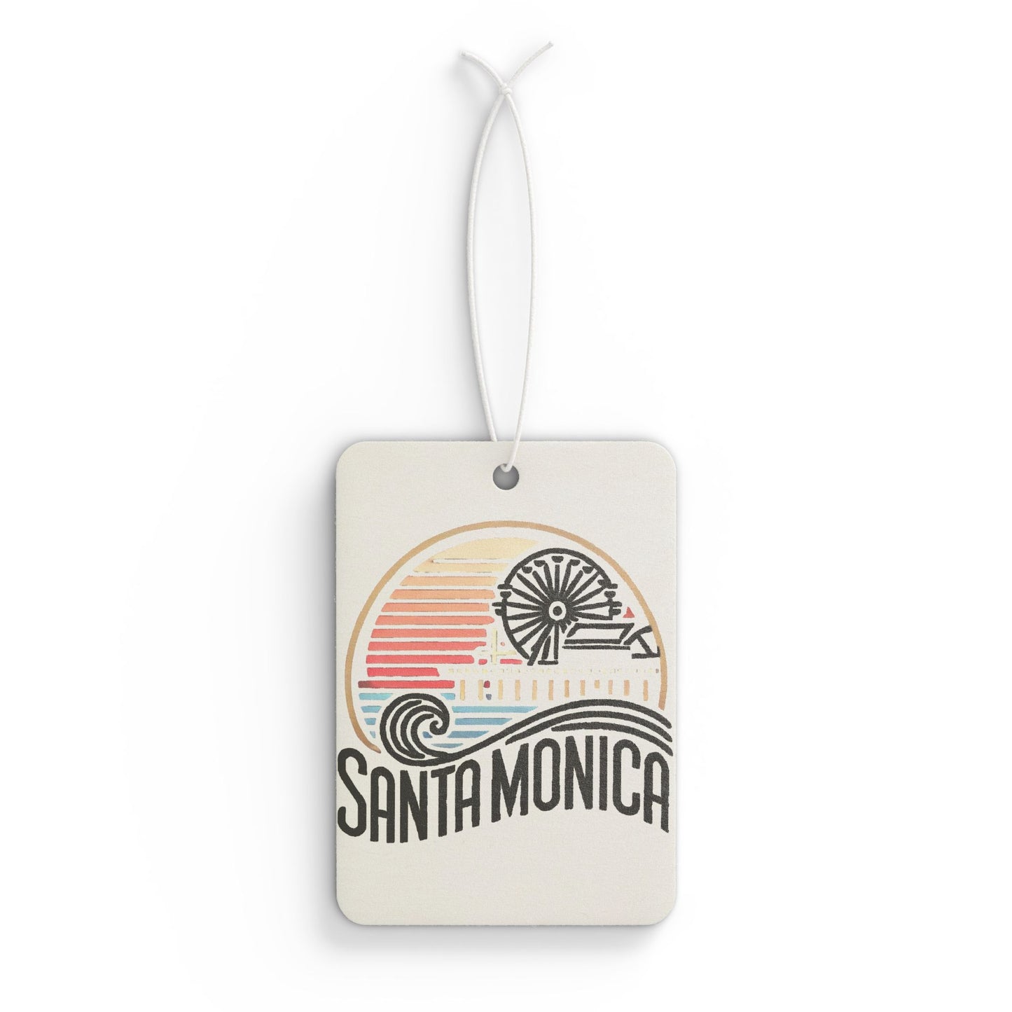 Vibrant Santa Monica Car Air Freshener