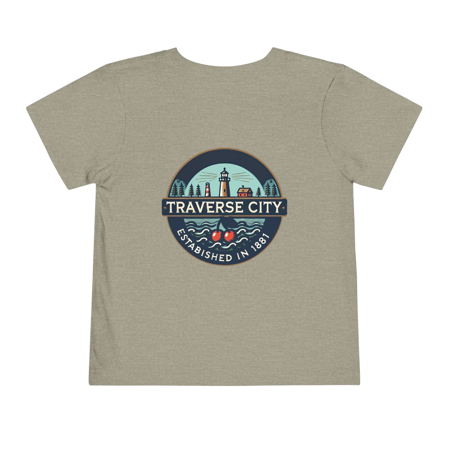 Vintage Traverse City Unisex Toddler Short Sleeve Tee